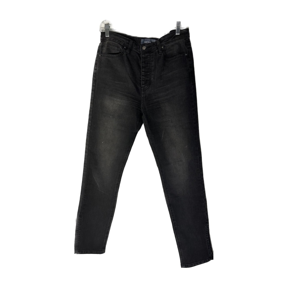 Black Slim Flare Jeans